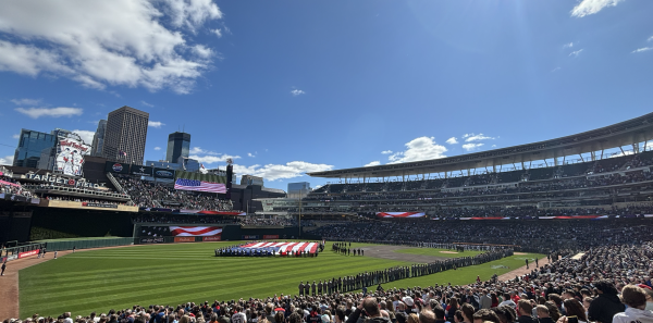 Target Field on opening day.